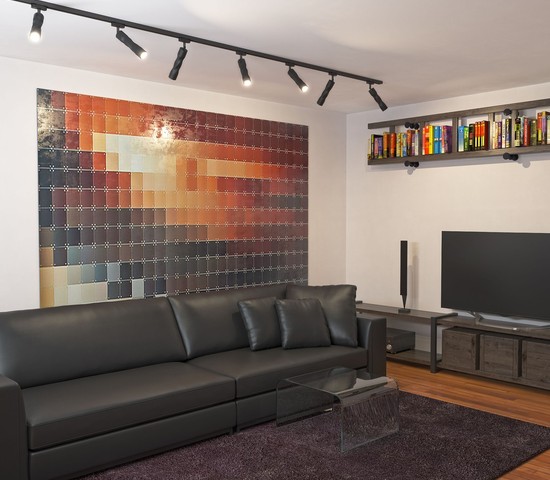 Трековый светильник Royal Черный 12W 4200K (LTB29) однофазный