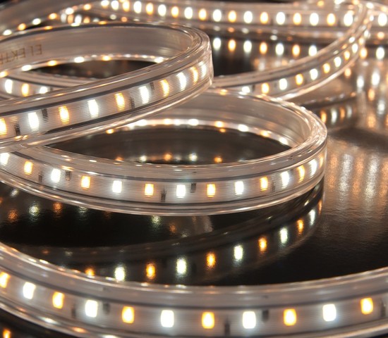 Лента светодиодная Premium 220V 14W 96Led 2835 IP65, 50 м, 2700K/4000K/6500K мультибелая, с контроллером с ПДУ (LS013 220V)