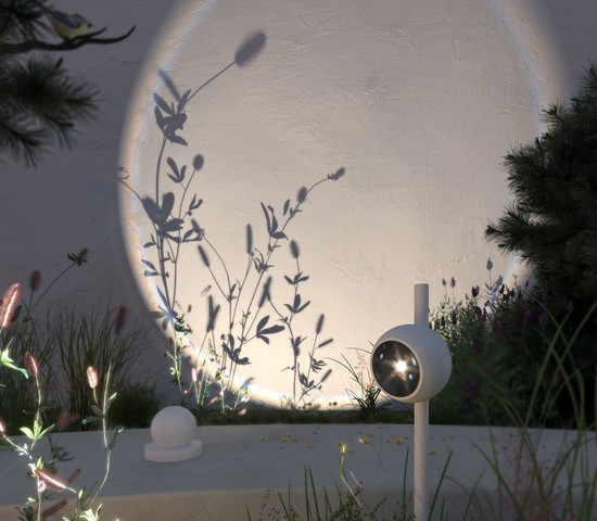 Универсальный уличный светильник Ball LED белый (35143/F)