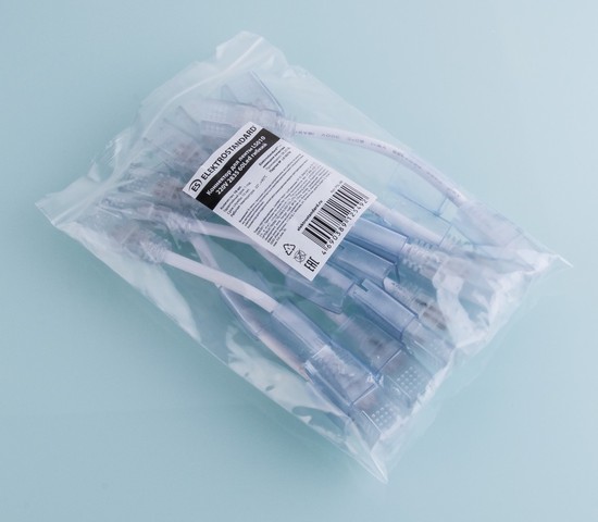 Коннектор для ленты Premium LS010 220V 2835 60Led гибкий (10pkt) (KP-06)