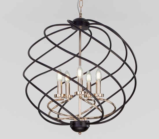 Лампа Свеча витая F 7W 4200K E14 прозрачный (BL129)