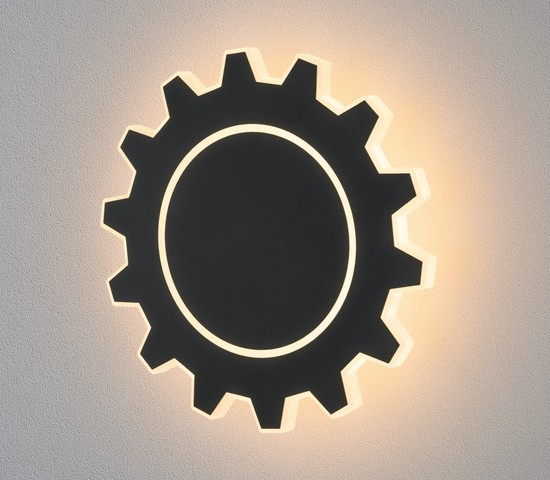 Подсветка интерьерная Gear L LED черный (MRL LED 1100)