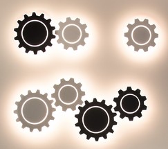 Подсветка интерьерная Gear L LED черный (MRL LED 1100)