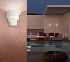 Универсальный уличный светильник 1535 TECHNO LED HELIX белый