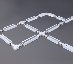 Коннектор угловой для однофазного шинопровода (белый) (TRC-1-1-L-WH)