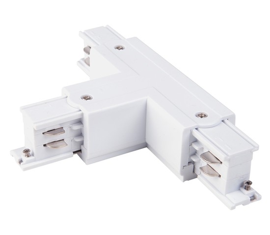 Коннектор Т-образный для трехфазного шинопровода левый(белый) (TRC-1-3-TL-WH)