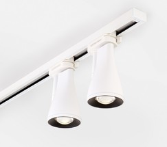 Трековый светильник Hardi Белый 9W 4200K (LTB18) однофазный