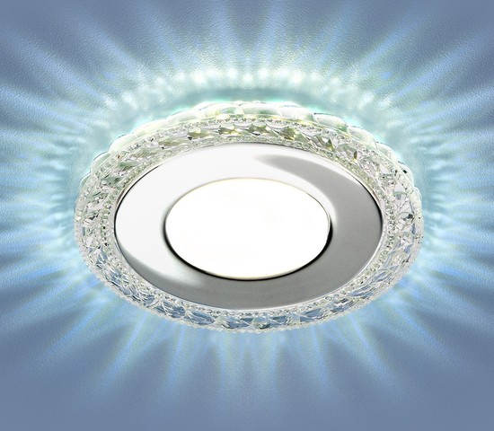 Точечный светильник 9909 LED 8W CL прозрачный