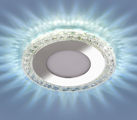 Точечный светильник 9909 LED 8W CL прозрачный