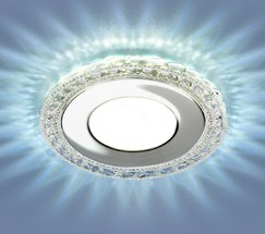 Точечный светильник 9909 LED 8W CL прозрачный