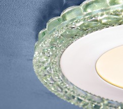 Точечный светильник 9909 LED 8W CL прозрачный