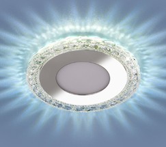 Точечный светильник 9909 LED 8W CL прозрачный