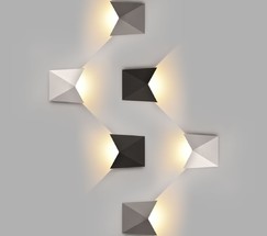 Универсальный уличный светильник 1517 TECHNO LED BATTERFLY белый