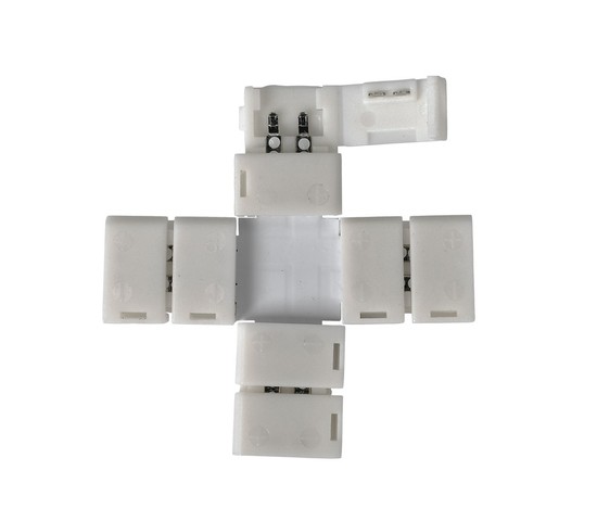 LED 1X коннектор для 3528, 2835 одноцв светодиодной ленты X (5pkt)