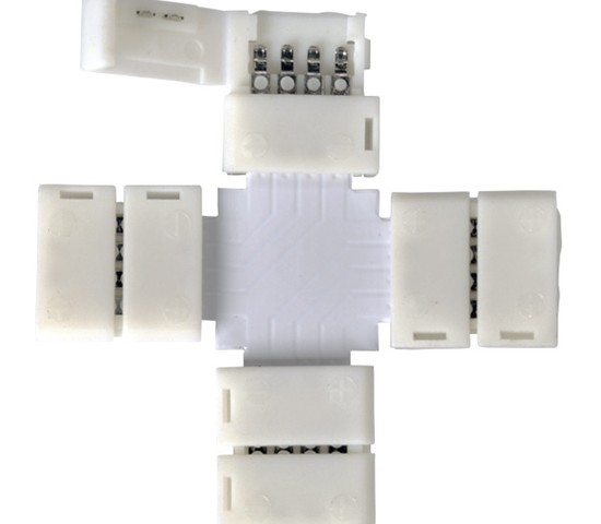 LED 3X коннектор для RGB ленты X (5pkt)