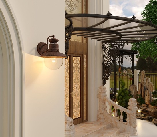 Универсальный уличный светильник Talli D брауни (GL 3002D)