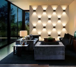 Универсальный уличный светильник 1555 TECHNO LED TWINKY DOUBLE белый