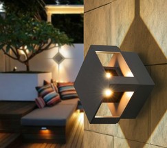 Универсальный уличный светильник 1606 TECHNO LED графит TELLUS