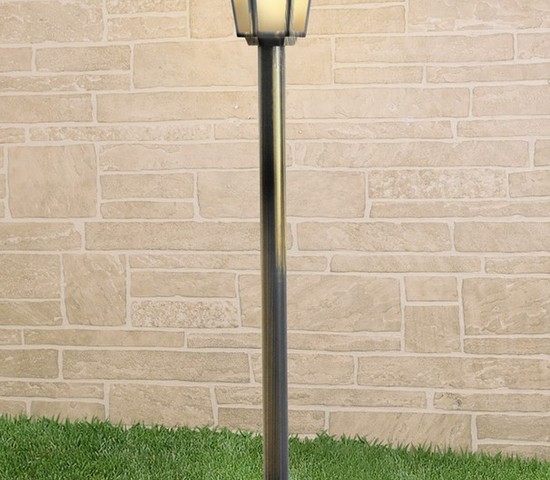 Универсальный уличный светильник 1014F черное золото (GL 1014F)