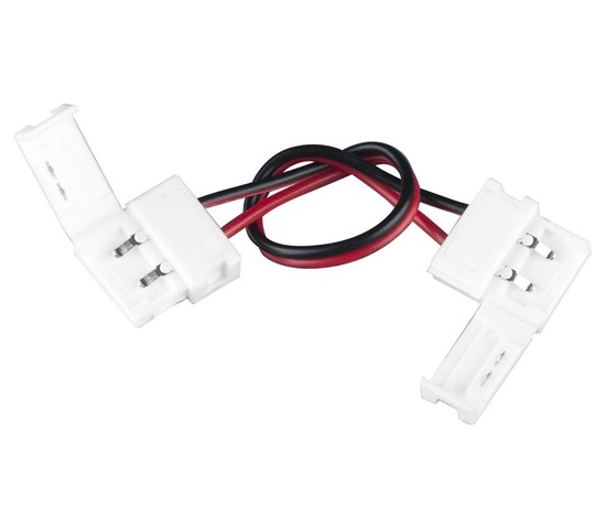 Коннектор для одноцветной светодиодной ленты 5050 гибкий двусторонний (10pkt)