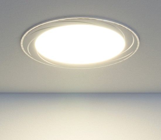 Подвесной светильник DLR004 12W 4200K WH белый