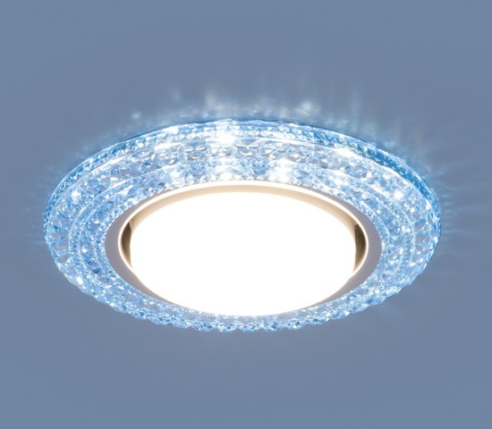 Точечный светильник 3030 GX53 BL синий