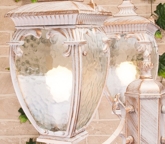 Универсальный уличный светильник Andromeda F/3 (GLYF-8024F/3) белое золото