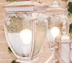 Универсальный уличный светильник Andromeda F/3 (GLYF-8024F/3) белое золото