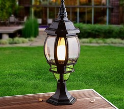 Универсальный уличный светильник 1001S черное золото / 9913-D (GL 1001S)