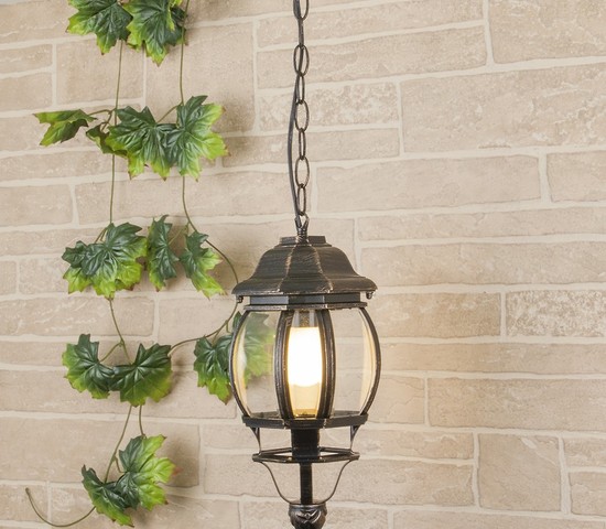 Универсальный уличный светильник 1001H черное золото / 1045 (GL 1001H)