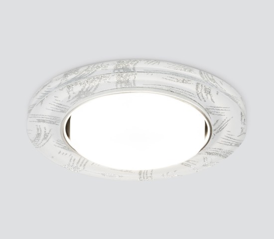 Точечный светильник 1062 GX53 WH/SL белый/серебро