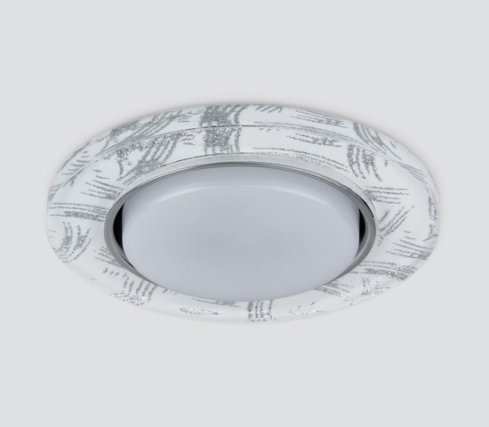 Точечный светильник 1062 GX53 WH/SL белый/серебро