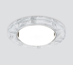 Точечный светильник 1062 GX53 WH/SL белый/серебро