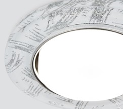 Точечный светильник 1062 GX53 WH/SL белый/серебро