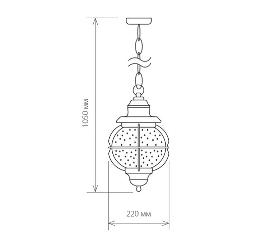 Универсальный уличный светильник Regul H черная медь (GLXT-1475H)