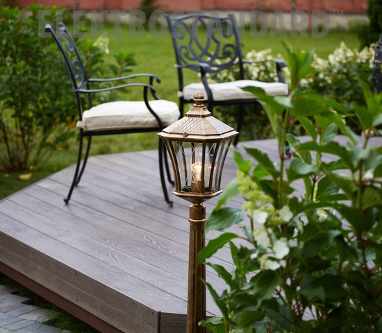 Универсальный уличный светильник Virgo F черное золото (GLXT-1450F)