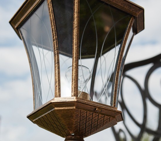 Универсальный уличный светильник Virgo F черное золото (GLXT-1450F)