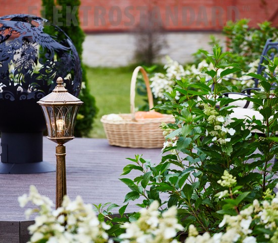 Универсальный уличный светильник Virgo F черное золото (GLXT-1450F)