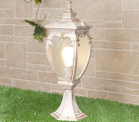 Универсальный уличный светильник Andromeda S (GLYF-8024S) белое золото