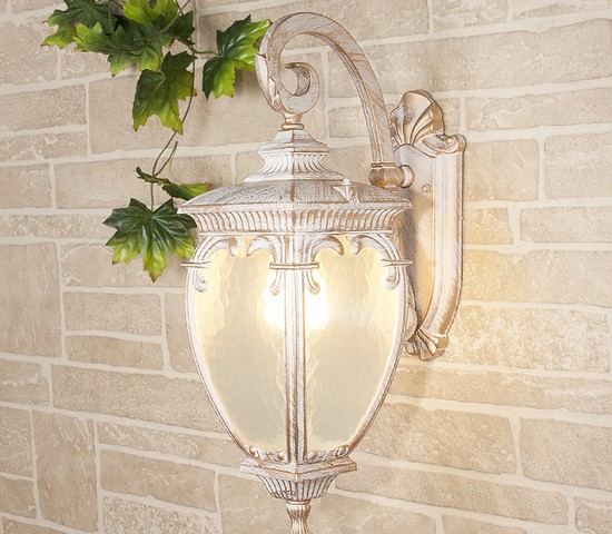 Универсальный уличный светильник Andromeda D (GLYF-8024D) белое золото