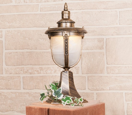 Универсальный уличный светильник Atlas S (GLYF-2010S) черное золото