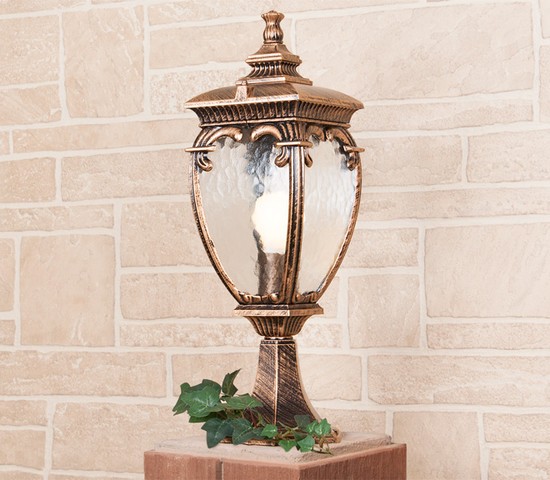 Универсальный уличный светильник Andromeda S (GLYF-8024S) черное золото