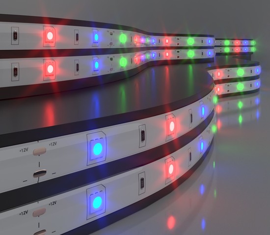 Лента светодиодная 30Led 7,2W IP65 мульти (5050 12V 30Led 7,2W IP65)