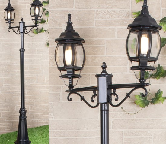 Универсальный уличный светильник NLG99HL004 черный нов.уп