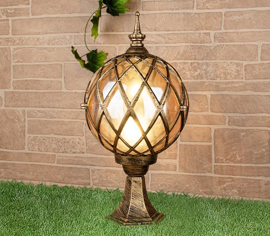 Универсальный уличный светильник Sirius S черное золото