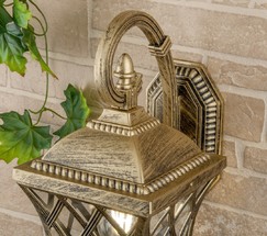 Универсальный уличный светильник Cassiopeya D черное золото