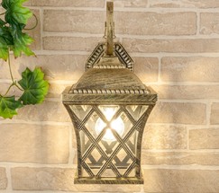 Универсальный уличный светильник Cassiopeya D черное золото