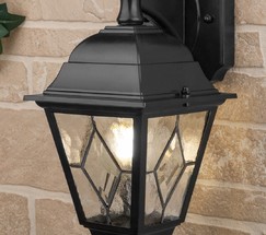 Универсальный уличный светильник Vega D черный