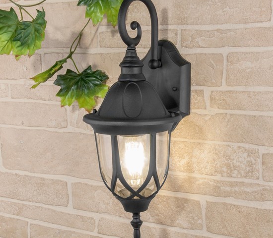 Универсальный уличный светильник Orion черный