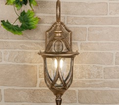 Универсальный уличный светильник Orion черное золото